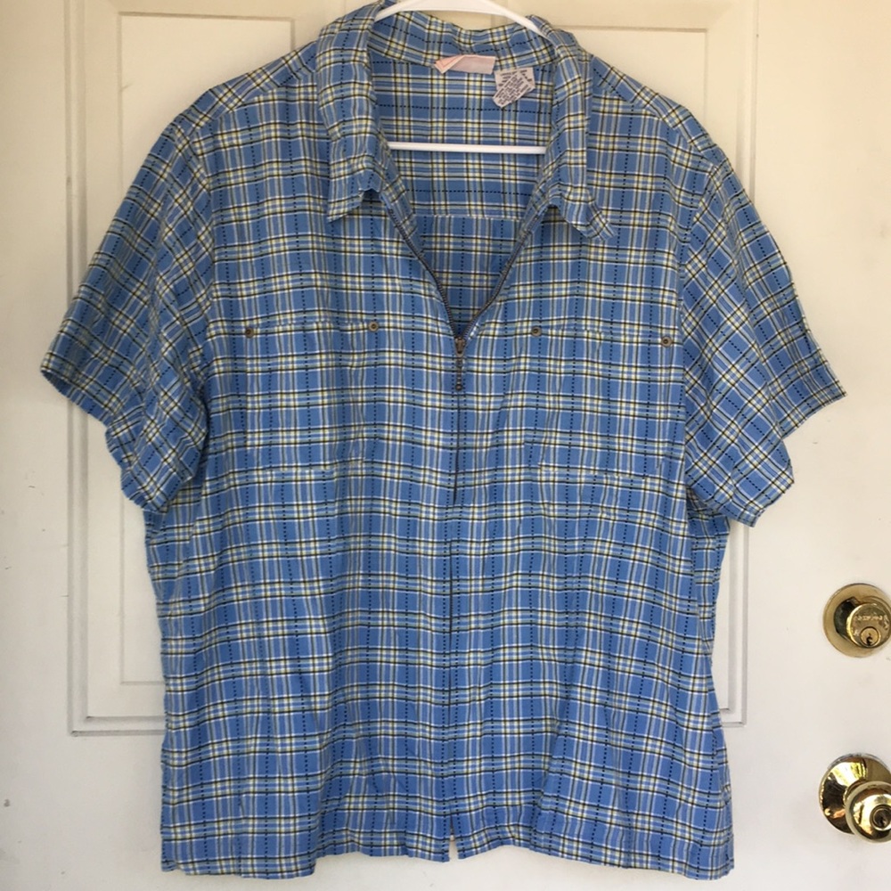 Plus size jacket or blouse.
